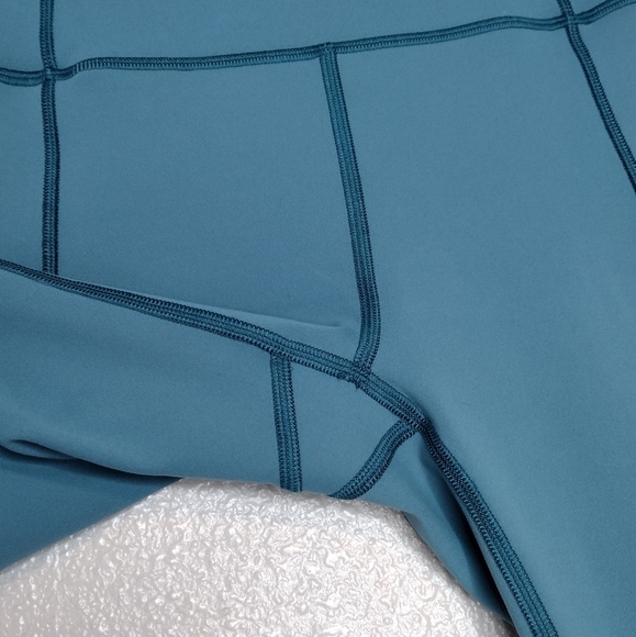 Lululemon Blue Low-Rise Cropped Ankle Length Workout Athletic Leggings Size 2 - Picture 7 of 15